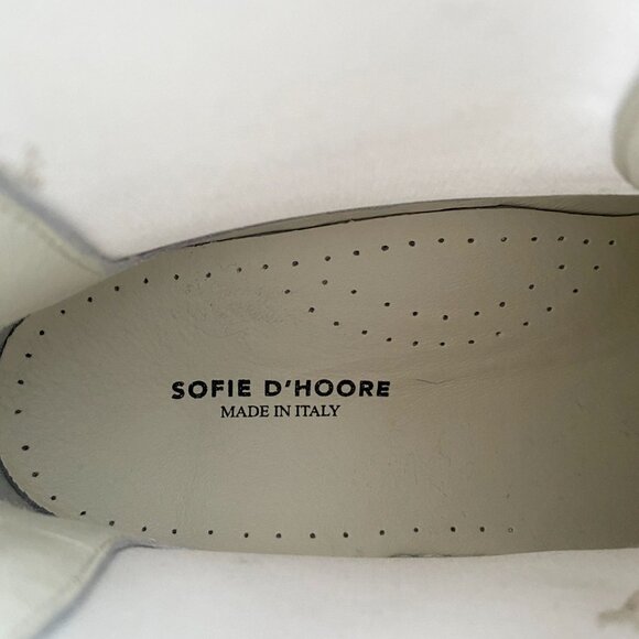 Sofie D'Hoore White Sneaker/Boots, size 39.5 - Picture 4 of 9